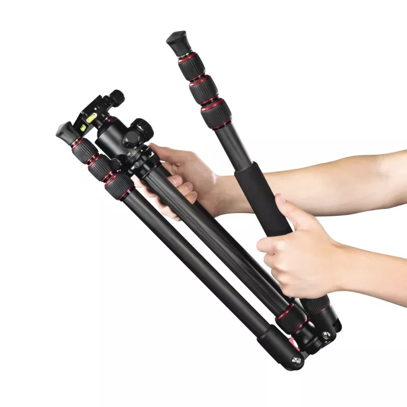 Hama Ramble II Duo Carbon trikojis išmaniesiems telefonams/skaitmeniniams fotoaparatams 4 kojos 8 kg keliamoji galia
