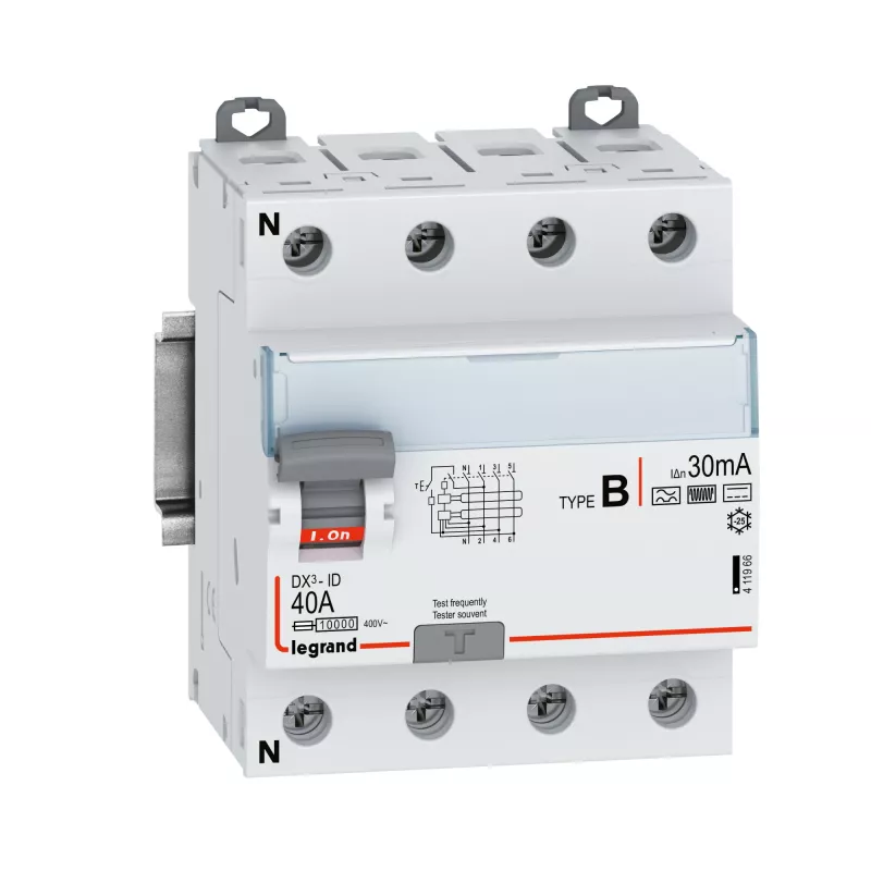 Automatinis jungiklis Legrand 411966 Plotis 78 mm Gylis 101 mm Aukštis 89 mm
