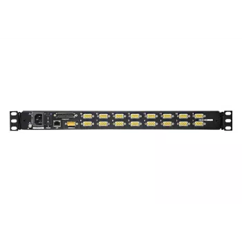 ATEN 16 prievadų 17 col. LCD KVM jungiklis per IP (USB - PS/2 VGA) su USB išoriniu prievadu