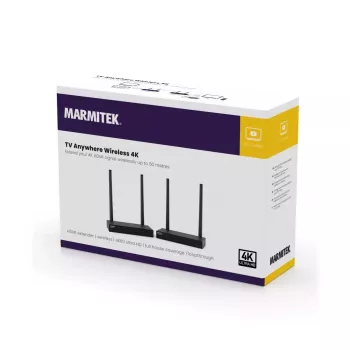 Belaidis AV siųstuvas ir imtuvas „Marmitek TV Anywhere 4K“ juodas