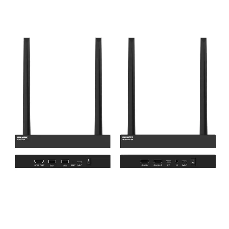 Belaidis AV siųstuvas ir imtuvas „Marmitek TV Anywhere 4K“ juodas
