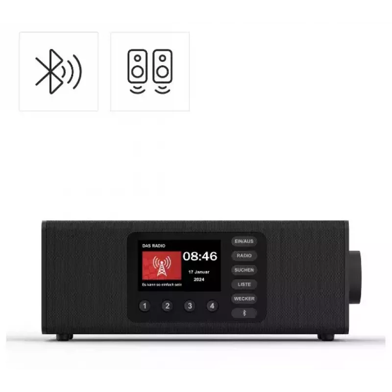 Asmeninis radijo imtuvas Hama DR2002BT Skaitmeninis derintuvas DAB DAB+ FM 10 W