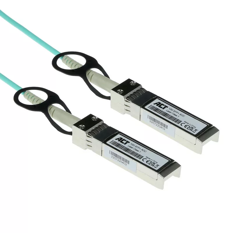 ACT 50 m SFP+ – SFP+ Active AOC Twinax laidas, koduotas Cisco (SFP-10G-AOC50M)