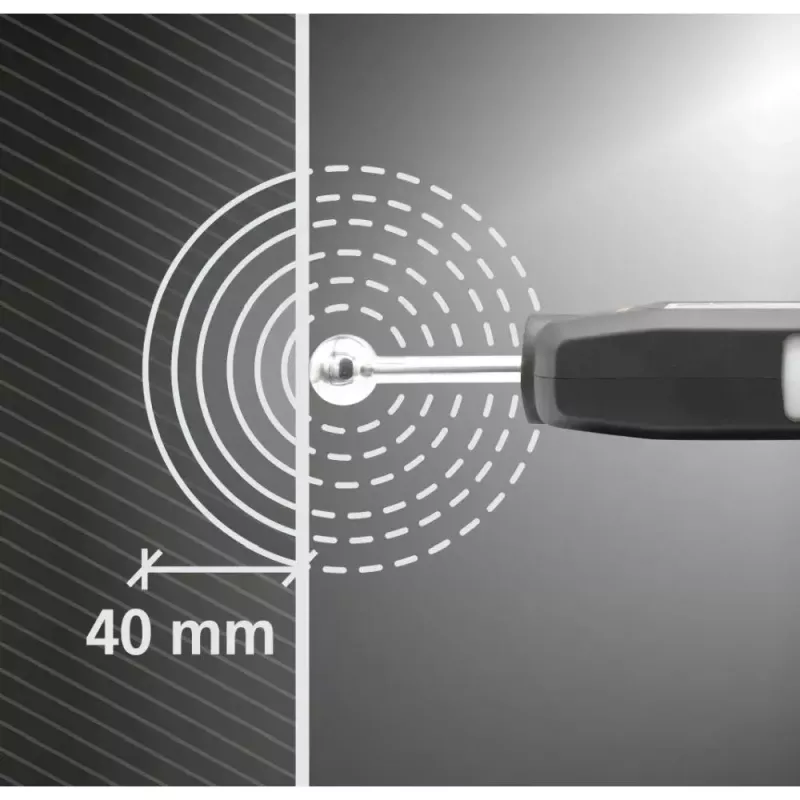 Laserliner MultiWet-Finder Plus elektroninis higrometras juoda balta skaitmeninis ekranas