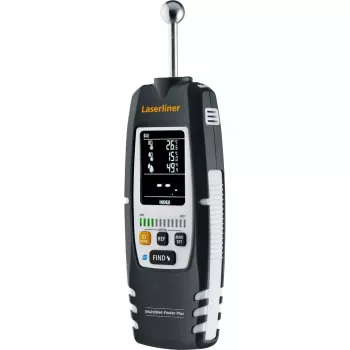 Laserliner MultiWet-Finder Plus elektroninis higrometras juoda balta skaitmeninis ekranas
