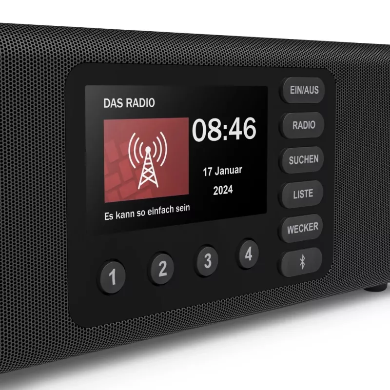 Asmeninis radijo imtuvas Hama DR2002 skaitmeninis imtuvas DAB DAB+ FM 10 W