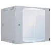 Intellinet 19 colių tinklo spinta - sieninio montavimo (dviguba sekcija su vyriais atverčiama), 6U, 450 mm gylio, pilka, išardyta, maks. 30 kg, atverčiama, kad būtų galima pasiekti galinę spintos dalį, kai ji sumontuota ant sienos, stovas, naudojamas gylis 235 mm, sieninio montavimo dalys nepridedamos
