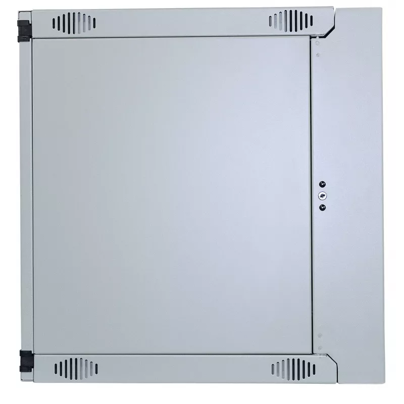 Intellinet 19 colių tinklo spinta - montavimas ant sienos (dvigubos sekcijos šarnyrinis atverčiamas), 12U, 600 mm gylio, pilka, plokščia pakuotė, maks. 30 kg, atsiveria, kad būtų galima pasiekti spintos galą, kai ji sumontuota ant sienos, stovas, naudojamas gylis 385 mm, dalys montavimui ant sienos nepridedamos