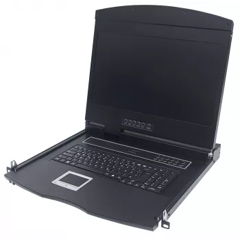 Intellinet 508025 stovo valdymo pultas 43,2 cm (17 colių) 1280 x 1024 pikselių Juoda 1U