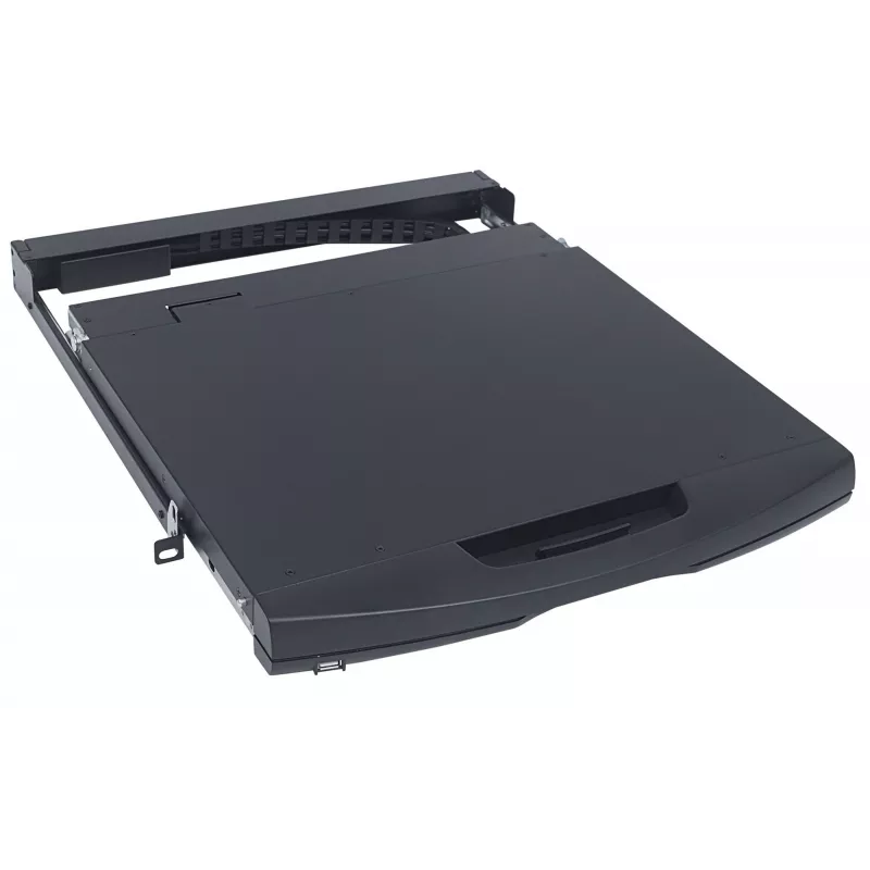 Intellinet 508025 stovo valdymo pultas 43,2 cm (17 colių) 1280 x 1024 pikselių Juoda 1U