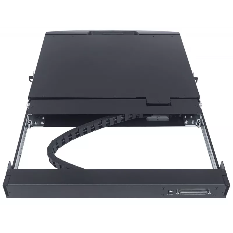 Intellinet 508025 stovo valdymo pultas 43,2 cm (17 colių) 1280 x 1024 pikselių Juoda 1U