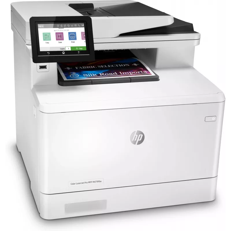 HP Color LaserJet Pro MFP M479fdw, spausdinti, kopijuoti, skenuoti, faksuoti, el. paštu, skenuoti į el. paštą/PDF; Dvipusis spausdinimas; 50 lapų neišsikreipiantis ADF