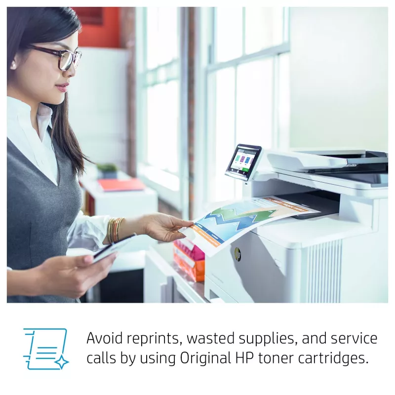 HP Color LaserJet Pro MFP M479fdw, spausdinti, kopijuoti, skenuoti, faksuoti, el. paštu, skenuoti į el. paštą/PDF; Dvipusis spausdinimas; 50 lapų neišsikreipiantis ADF