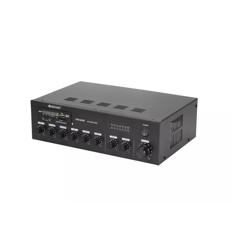 Garso stiprintuvas Omnitronic 80709606 Performance/stage Juoda