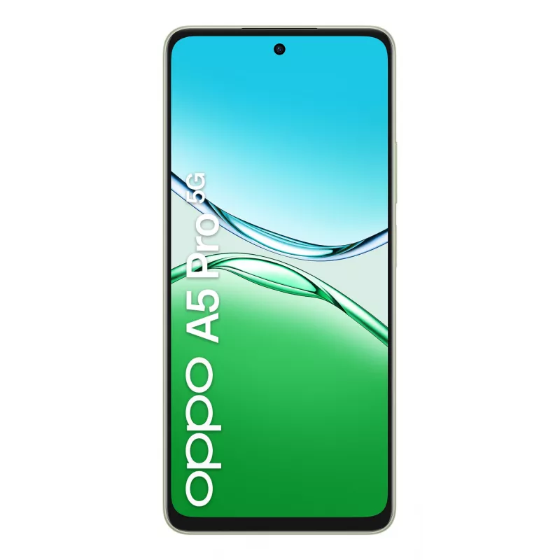 OPPO A5 Pro 5G 16,9 cm (6,67 col.) Dual SIM Android 15 USB Type-C 8 GB 256 GB 5800 mAh Žalia, alyvuogių