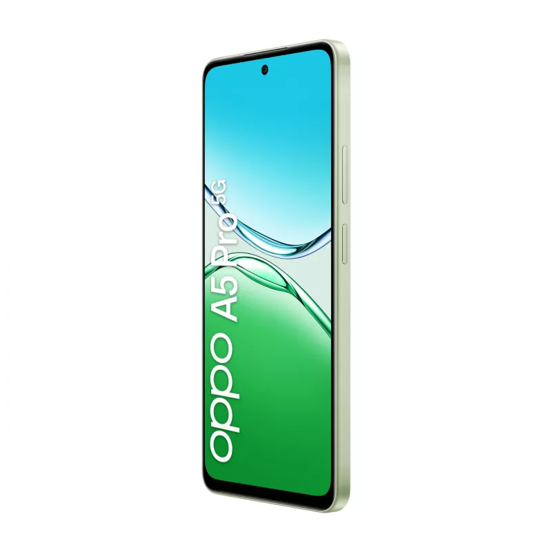 OPPO A5 Pro 5G 16,9 cm (6,67 col.) Dual SIM Android 15 USB Type-C 8 GB 256 GB 5800 mAh Žalia, alyvuogių
