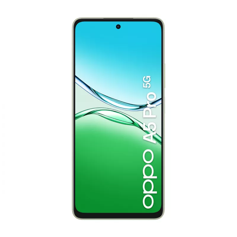 OPPO A5 Pro 5G 16,9 cm (6,67 col.) Dual SIM Android 15 USB Type-C 8 GB 256 GB 5800 mAh Žalia, alyvuogių