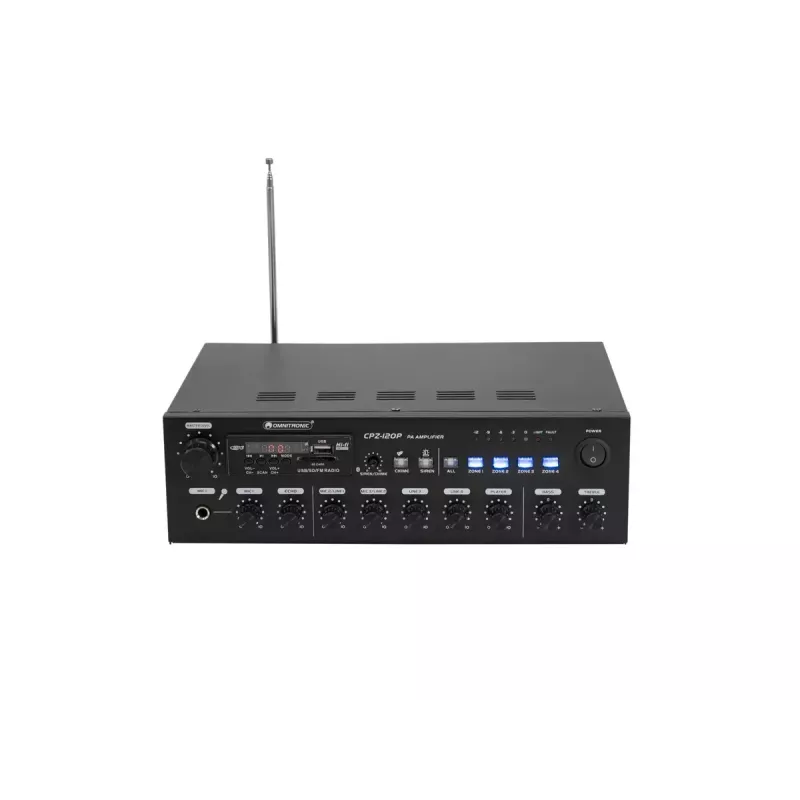 Garso stiprintuvas Omnitronic 80709704 Performance/stage juodas
