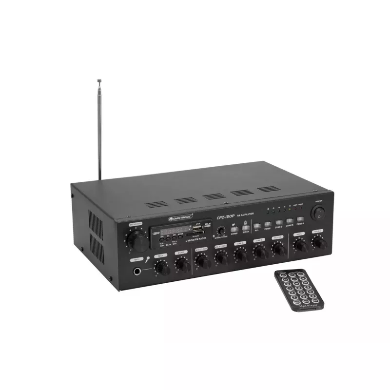 Garso stiprintuvas Omnitronic 80709704 Performance/stage juodas