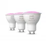 Philips Hue White and colour ambience GU10 – išmanusis prožektorius – (3 vnt. pakuotė)