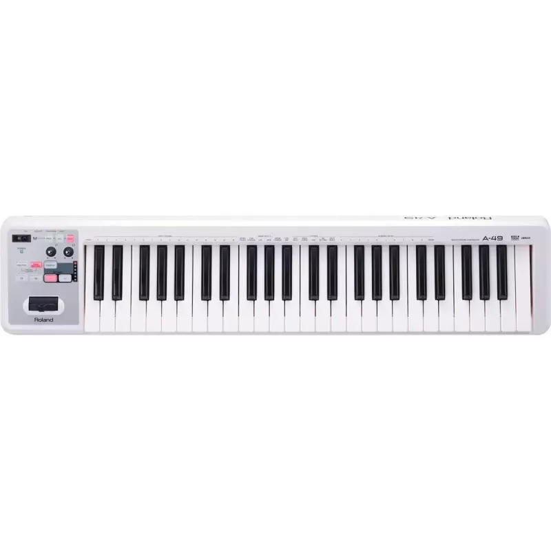 MIDI klaviatūra Roland A-49 49 klavišai USB balta