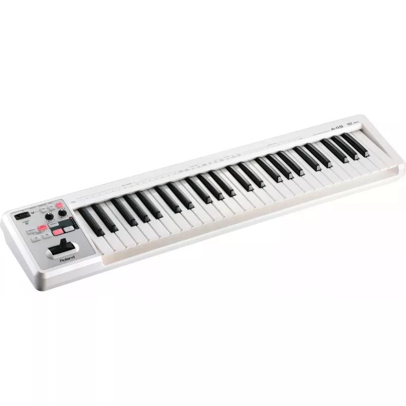 MIDI klaviatūra Roland A-49 49 klavišai USB balta