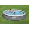 Karkasinis baseinas Bestway Fast Set apvalus pripučiamas baseino komplektas 4,57 m x 84 cm talpa 9677 L