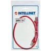 Intellinet tinklo kabelis, Cat5e, 15 m, raudonas, CCA, SF/UTP, PVC, RJ45, auksuoti kontaktai, nesikabinanti apsauga, su apsauginiu gaubteliu, garantija visam naudojimo laikui