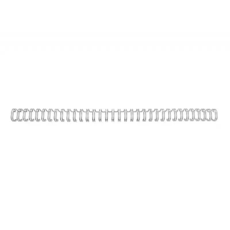 GBC Wire spines 3:1 NO4 6 mm A4, sidabrinės, 3 lapai, metalinės, A4, 6 mm, 320 mm