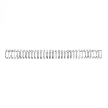 GBC Wire spines 3:1 NO5 8mm A4, sidabrinis, 3 lapai, metalas, A4, 8 mm, 318 mm