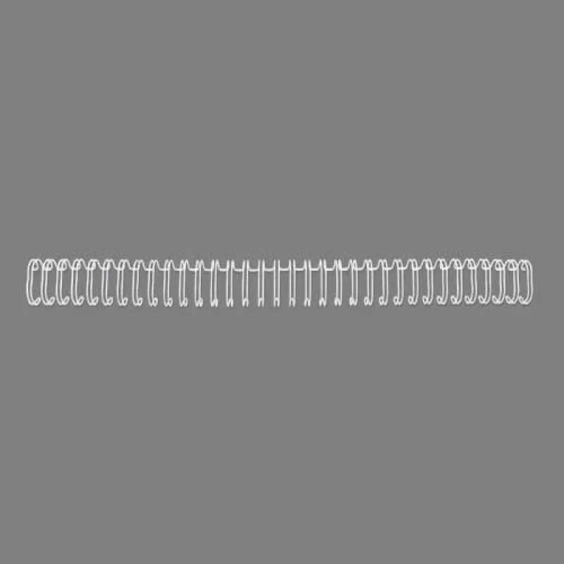 GBC vieliniai segtuvai 3:1 NO6 9.5mm A4, balta, 3 lapai, metalas, A4, 9.5 mm, 297 mm