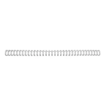 GBC Wire spines 3:1 NO6 9.5mm A4, sidabrinė, 3 lapai, metalas, A4, 9.5 mm, 316 mm