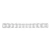 GBC vieliniai nugarėlės 3:1 NO8 12,5 mm A4, sidabrinė, 3 lapai, metalas, A4, 1,25 cm, 280 mm