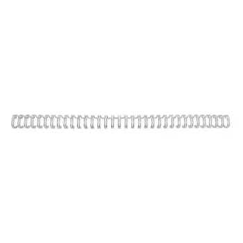 GBC vieliniai nugarėlės 3:1 NO9 14mm A4, sidabrinė, 3 lapai, metalinė, A4, 1.4 cm, 280 mm