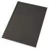 GBC Binding Cover Leather Grain A3, A3, Carton, Juoda, 297 mm, 422 mm, 21 mm