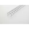 GBC WireBind įrišimo vielos 3:1 Nr. 3 5 mm sidabrinės (100), Sidabrinė, 250 lapų, Metalas, A4, 379 g, 320 mm