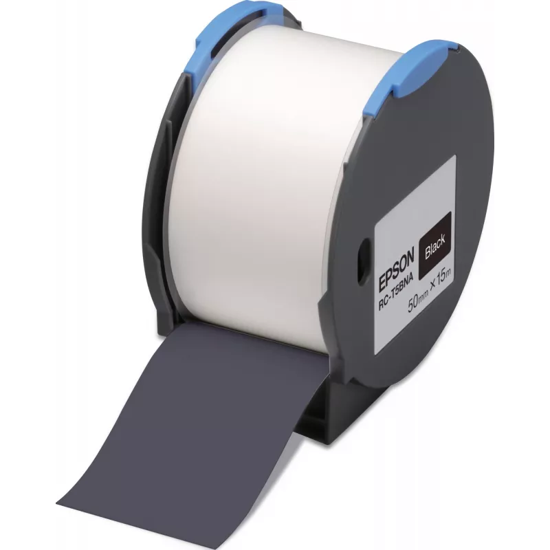 Epson juoda ženklinimo juosta RC-T5BNA 50 mm x 15 m, skirta LabelWorks Pro100