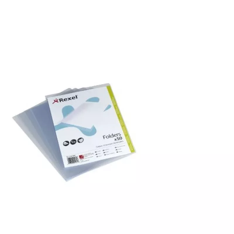 Rexel Crystal Clear A4 L aplankas (50), 210 x 297 mm (A4), skaidrus, polipropilenas (PP), 221 mm, 310 mm, 13 mm