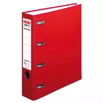 Segtuvas su žiedais Herlitz 10842268 A4 raudonas