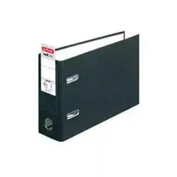 Žiedinis segtuvas Herlitz 10842334 A5 juodas