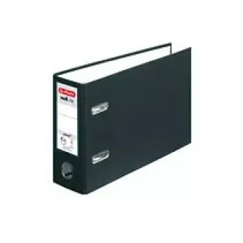 Žiedinis segtuvas Herlitz 10842334 A5 juodas
