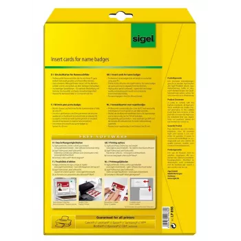 Neadhezyvi etiketė Sigel LP898 100 vnt.