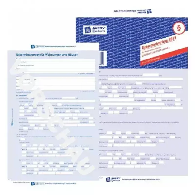 Registracijos popierius Avery 2875