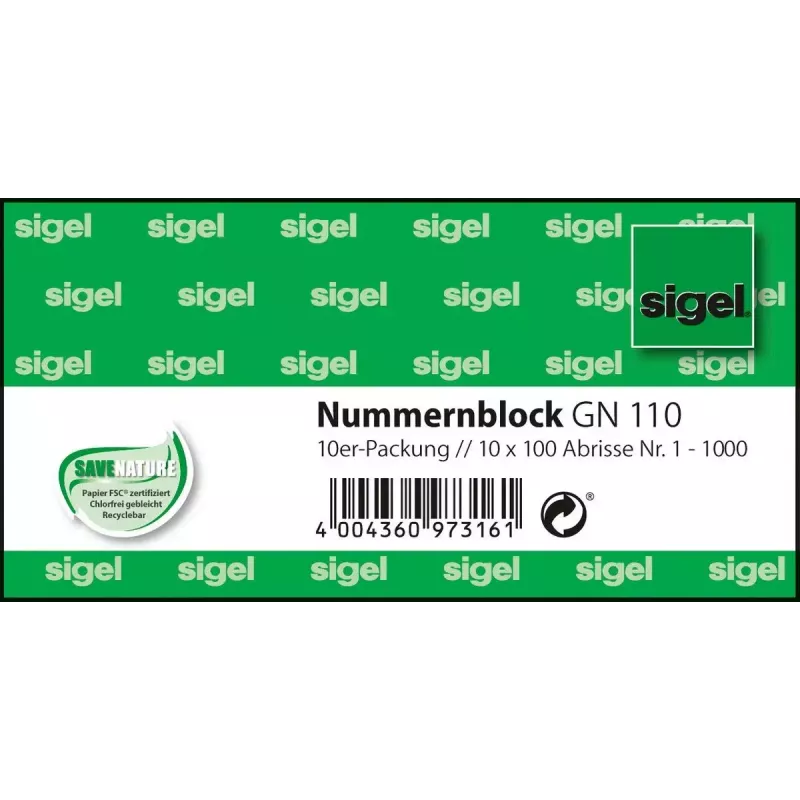 Verslo formų rinkinys Sigel GN110