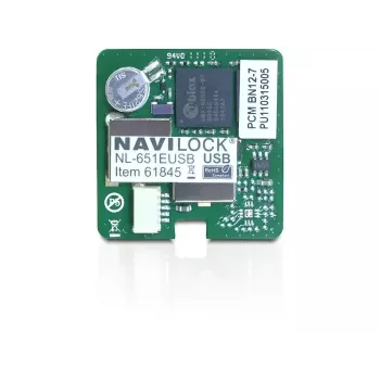 USB GPS imtuvo modulis Navilock NL-651EUSB — 50 kanalų, USB sąsaja, jautrumas -160 dBmW, 30×30×7,9 mm