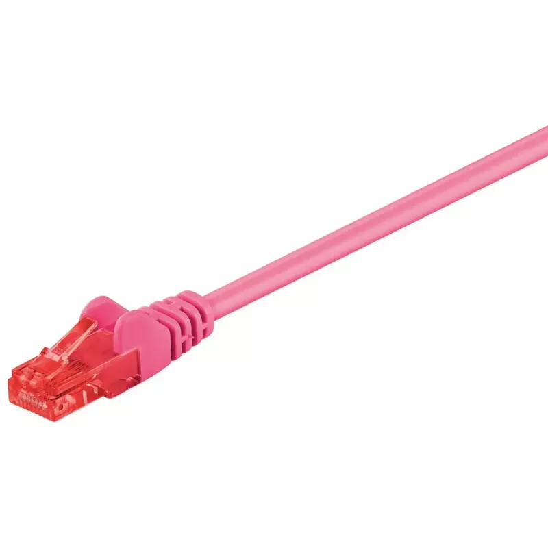 Tinklo kabelis Goobay 95593 Magenta 1,5 m Cat6 U/UTP