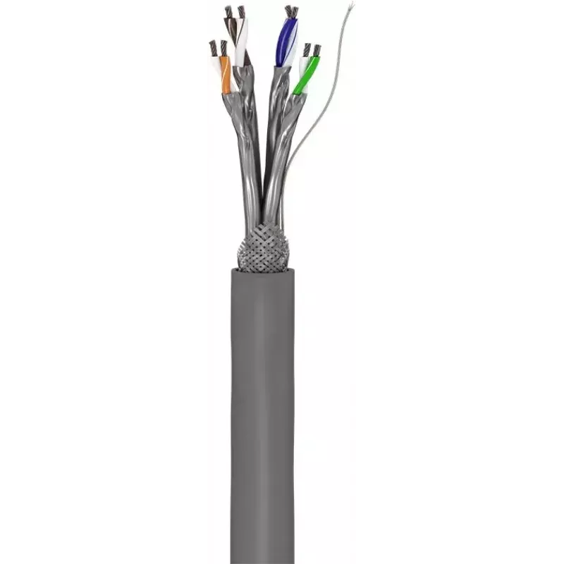 Tinklo kabelis Goobay CAT 6 S/FTP PiMF pilkas 305m