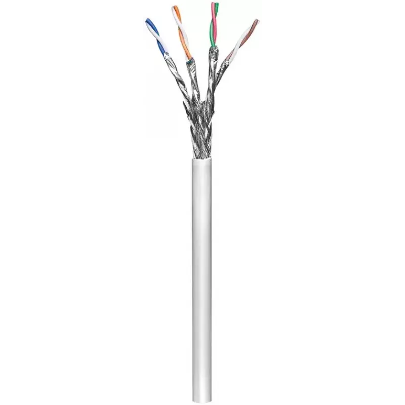 Tinklo kabelis Goobay CAT 6 S/FTP PiMF pilkas 305m