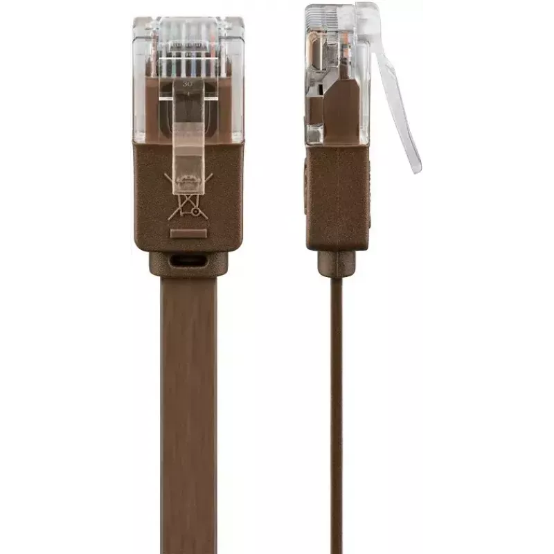 Tinklo kabelis Goobay 95896 3m Cat6 U/UTP Rudas