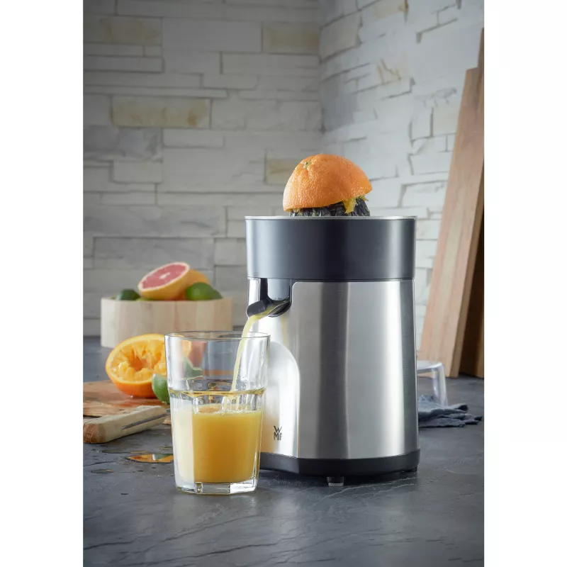 WMF Stelio 04.1603.0012 elektrinis citrusinių vaisių presas 85 W Juoda, Metalinė